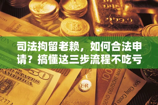 北京司法拘留老赖，如何合法申请？搞懂这三步流程不吃亏！