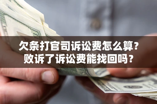 北京欠条打官司诉讼费怎么算？败诉了诉讼费能找回吗？